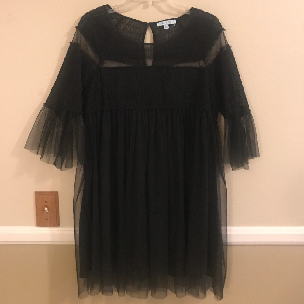 Black tulle dress - Picture 2 of 8
